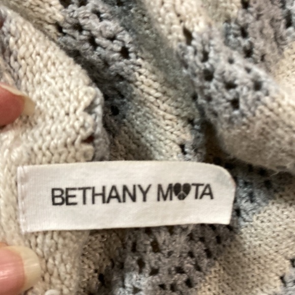 Bethany Mota Striped Scoop-Back Knit Sweater​​​​​​​ - Picture 14 of 16
